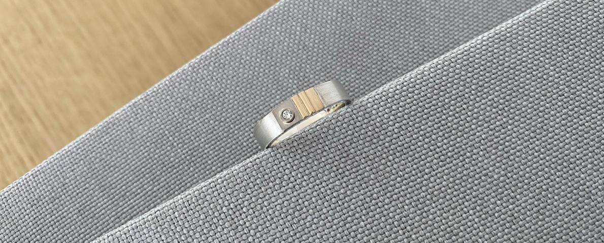 neuer Ring aus altem Schmuck