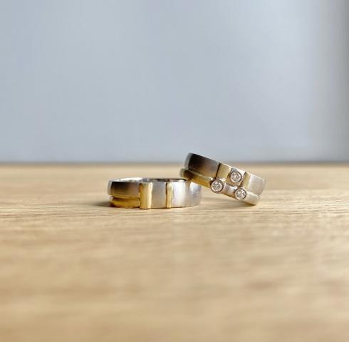 vorhandene Gold-Trauringe neu gestalten lassen Trauringumarbeitung